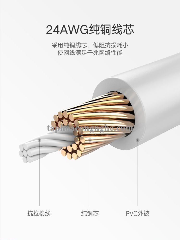 Ugreen 60818 15M màu Đen Cáp mạng LAN cat6 Đầu bấm kim loại NW101 30060818